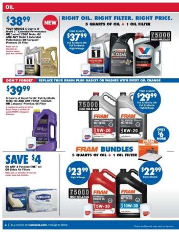 Carquest Flyer - 12/30/2021 - 02/16/2022.