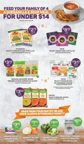 Natural Grocers - Quesadilla & Soup Meal Deal