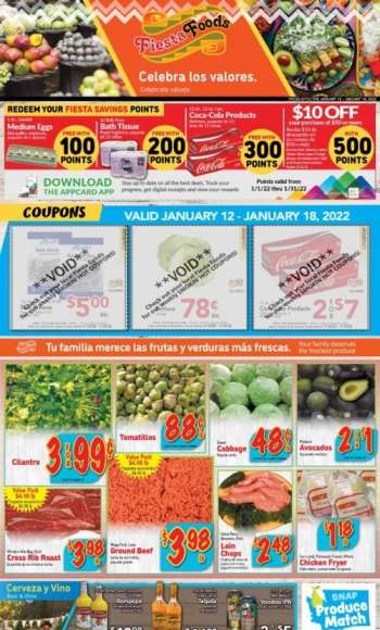 Fiesta Foods SuperMarkets Flyer - 01/12/2022 - 01/18/2022.
