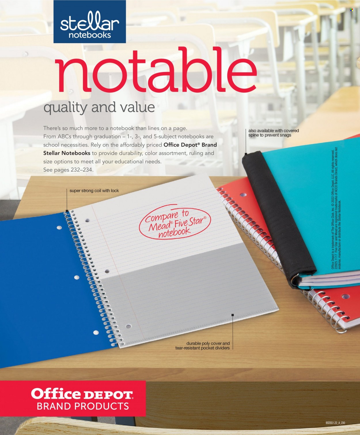 Office DEPOT flyer . Page 230.