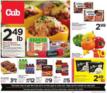 Cub Foods Flyer - 01/23/2022 - 01/29/2022.