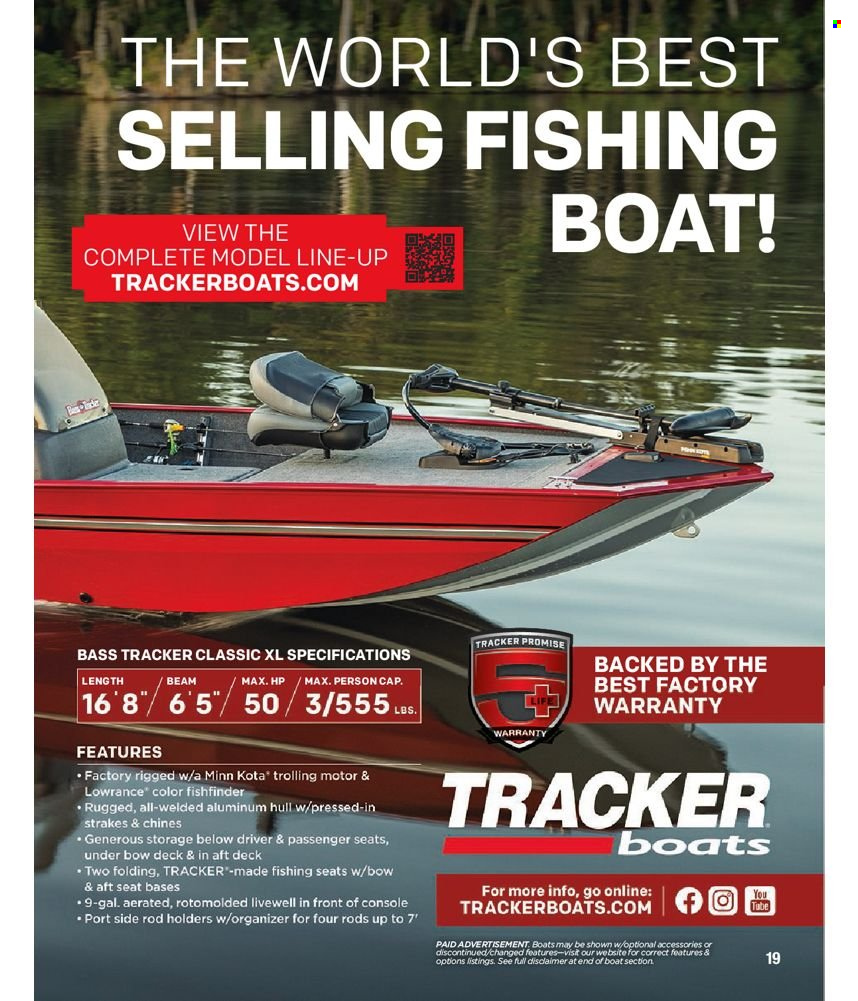 Bass Pro Shops flyer . Page 19.