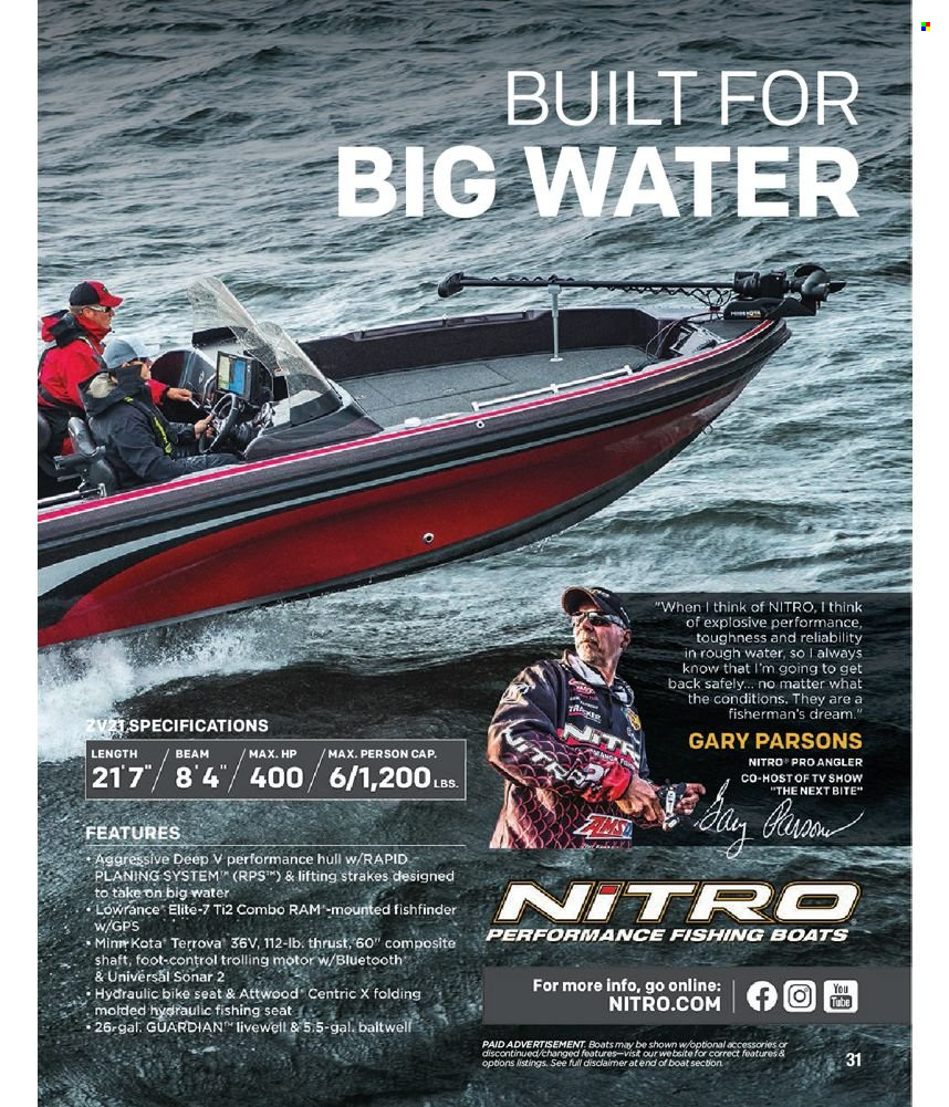 Bass Pro Shops flyer . Page 31.