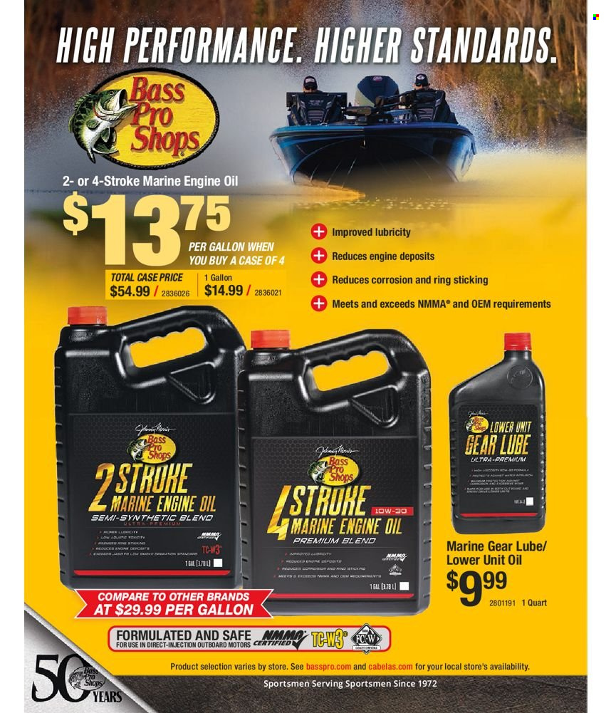 Bass Pro Shops flyer . Page 54.
