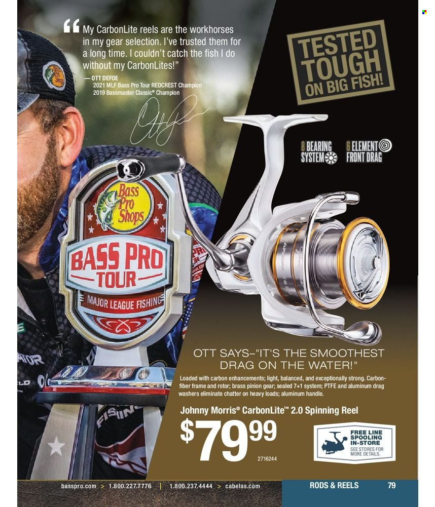 Bass Pro Shops flyer . Page 79.