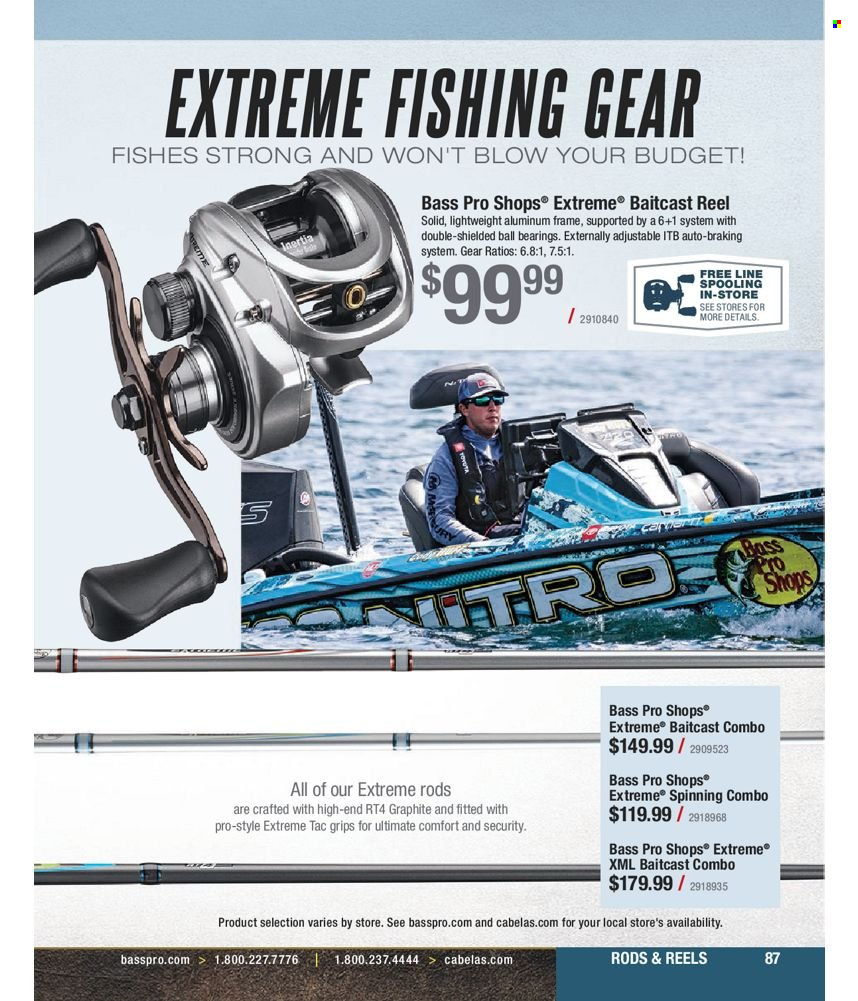 Bass Pro Shops flyer . Page 87.