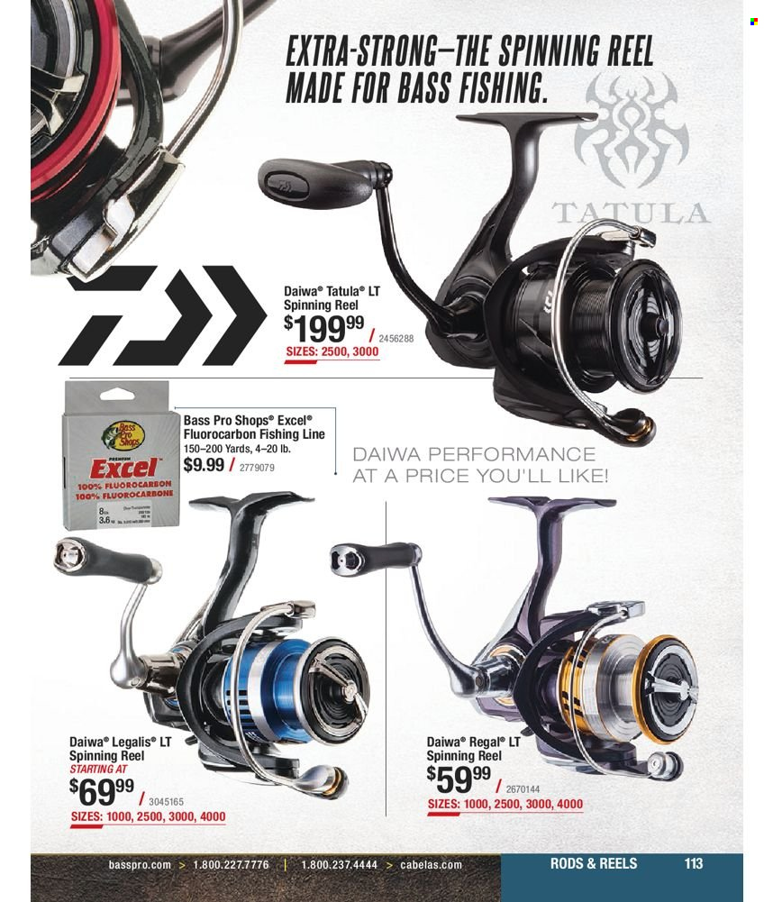 Bass Pro Shops flyer . Page 113.