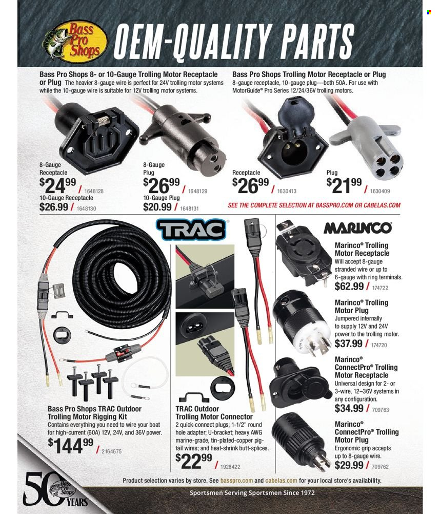 Bass Pro Shops flyer . Page 198.