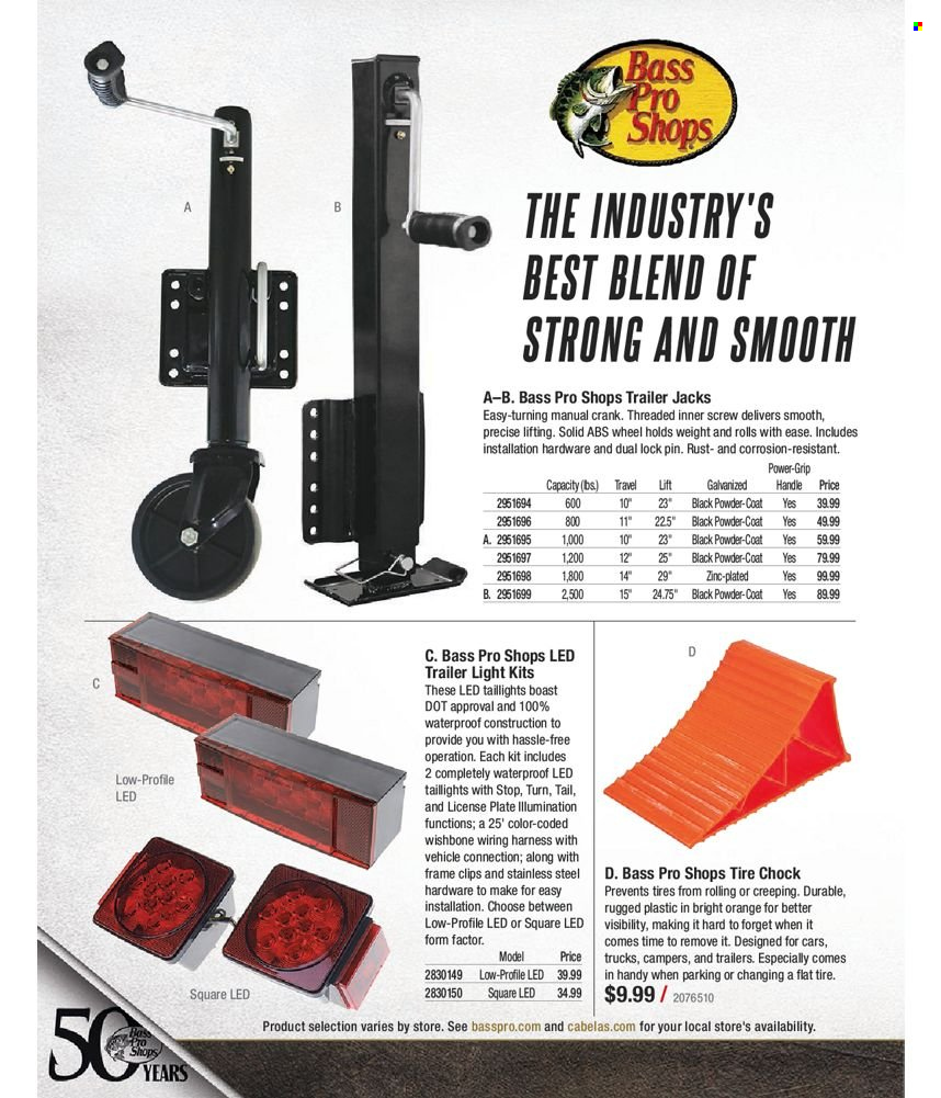 Bass Pro Shops flyer . Page 210.