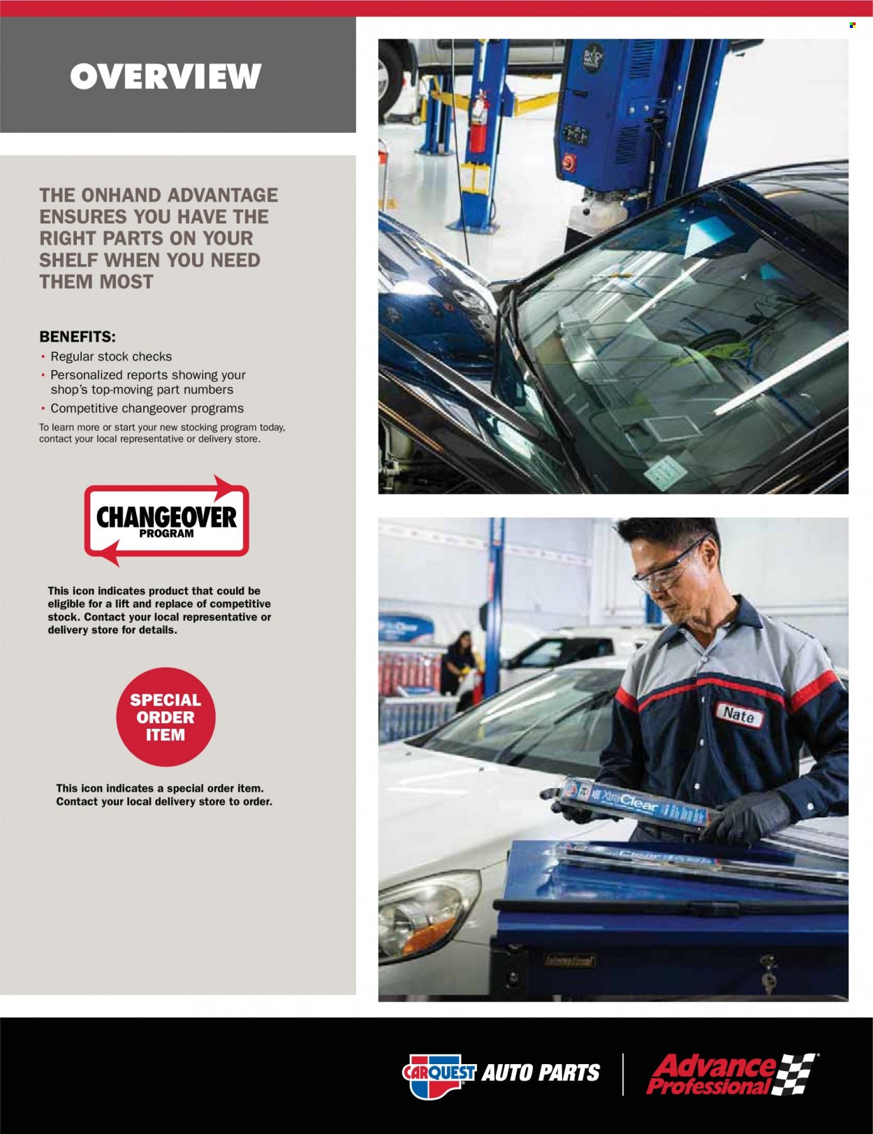 Carquest flyer . Page 3.
