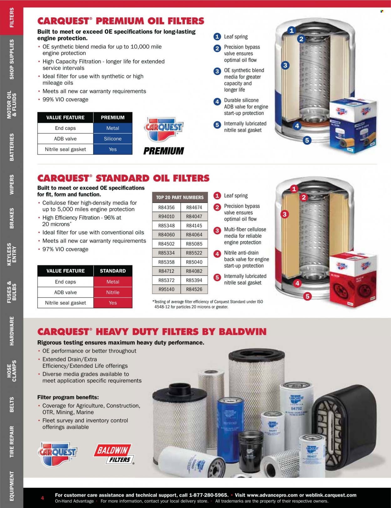 Carquest flyer . Page 4.