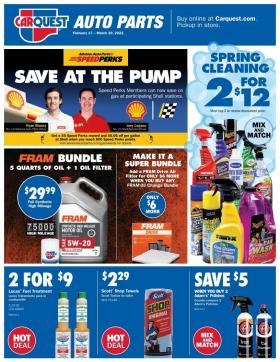 Carquest - Monthly Store Flyer