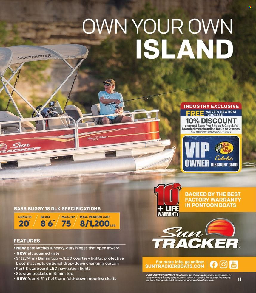 Bass Pro Shops flyer . Page 11.