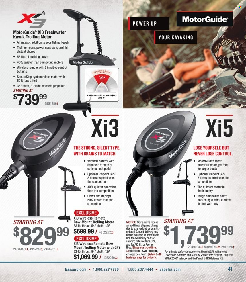 Bass Pro Shops flyer . Page 41.