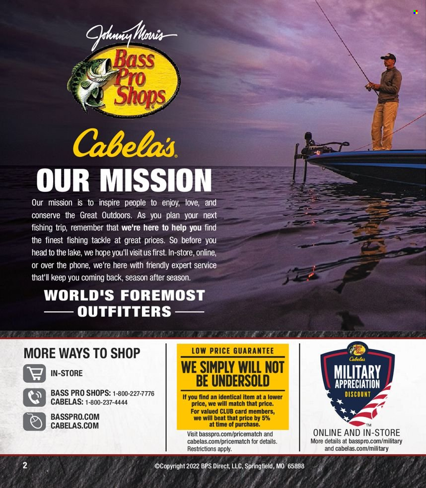 Bass Pro Shops flyer . Page 2.