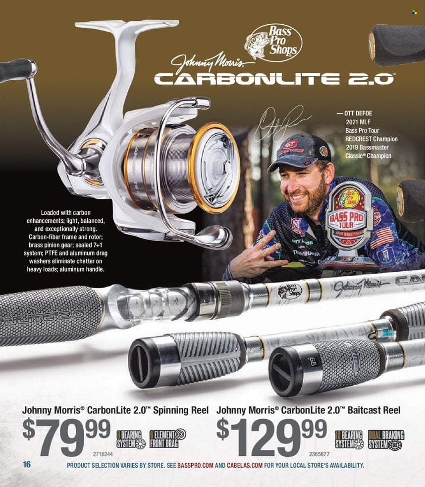 Bass Pro Shops flyer . Page 16.