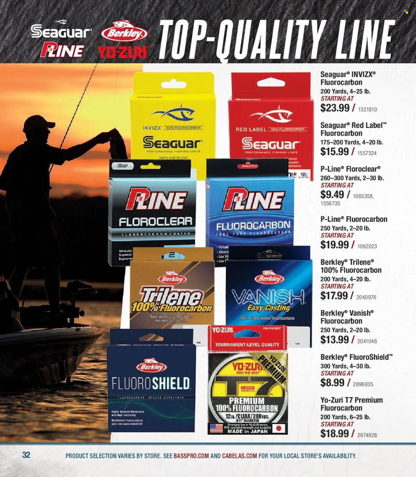 Bass Pro Shops flyer . Page 32.