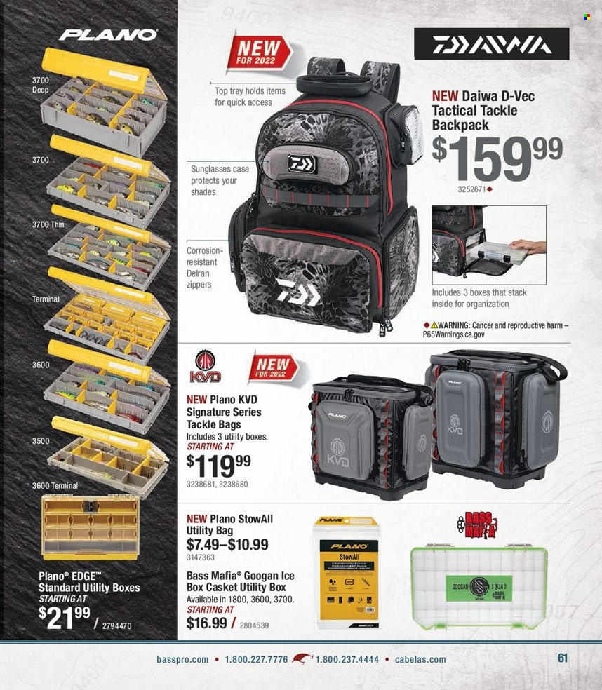Bass Pro Shops flyer . Page 61.