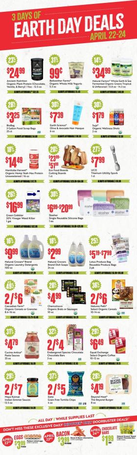 Natural Grocers - Earth Day Deals