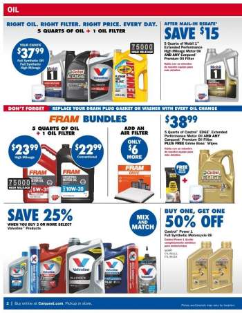 Carquest Flyer - 03/31/2022 - 05/25/2022.