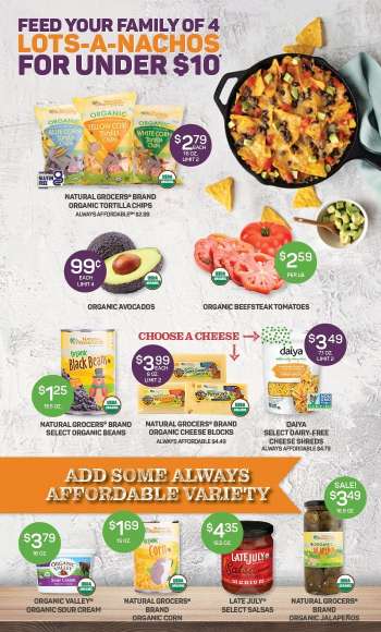 Natural Grocers Ad - Nachos Meal Deal