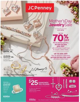JCPenney - Mother´s Day Jewelry Sale