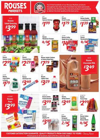 Rouses Markets Flyer - 04/27/2022 - 06/01/2022.