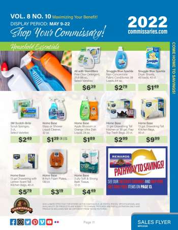 Commissary Flyer - 05/09/2022 - 05/22/2022.