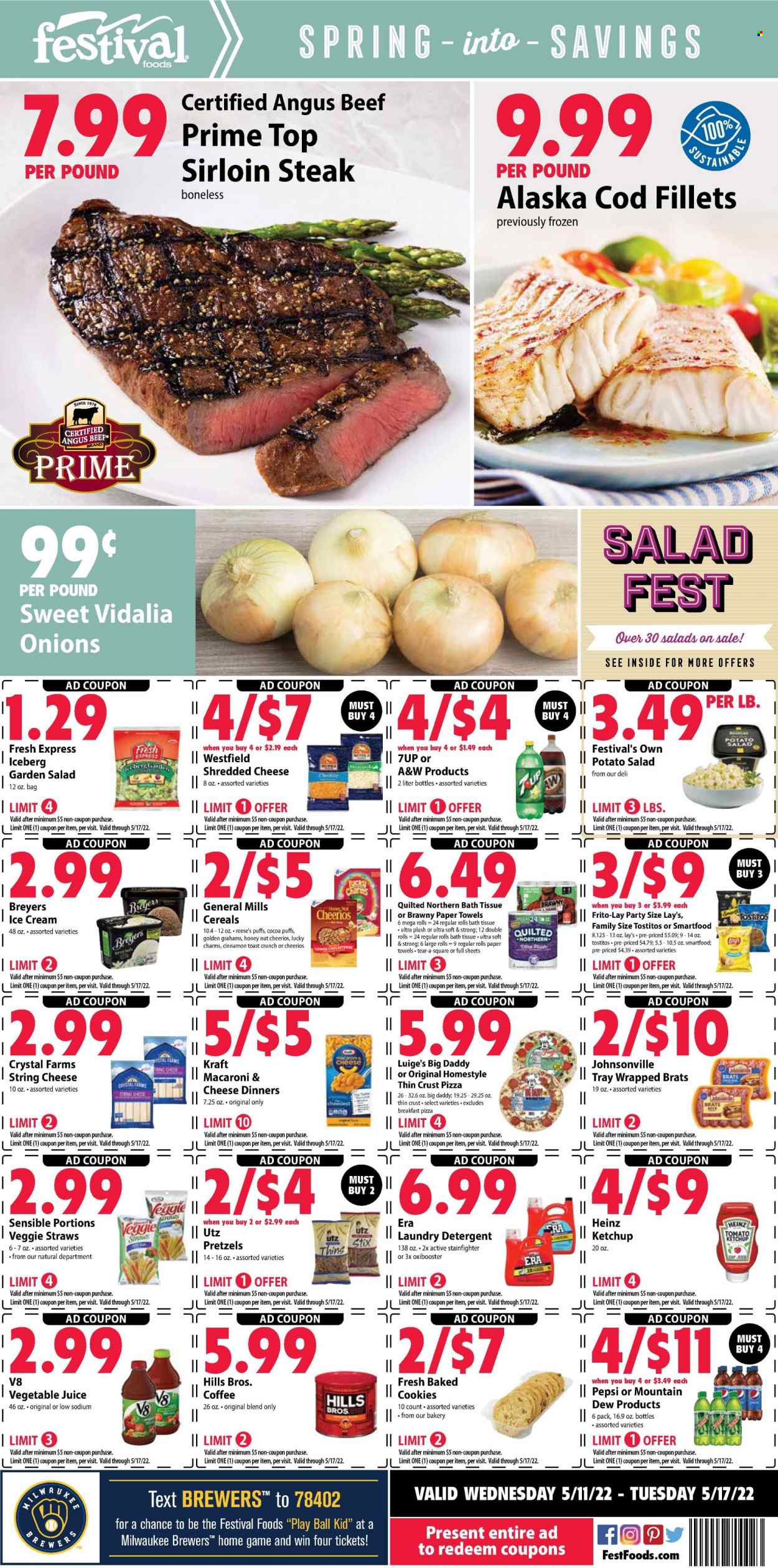 Festival Foods flyer  - 05.11.2022 - 05.17.2022. Page 1.