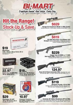 Bi-Mart - Hit the Range Savings Guide