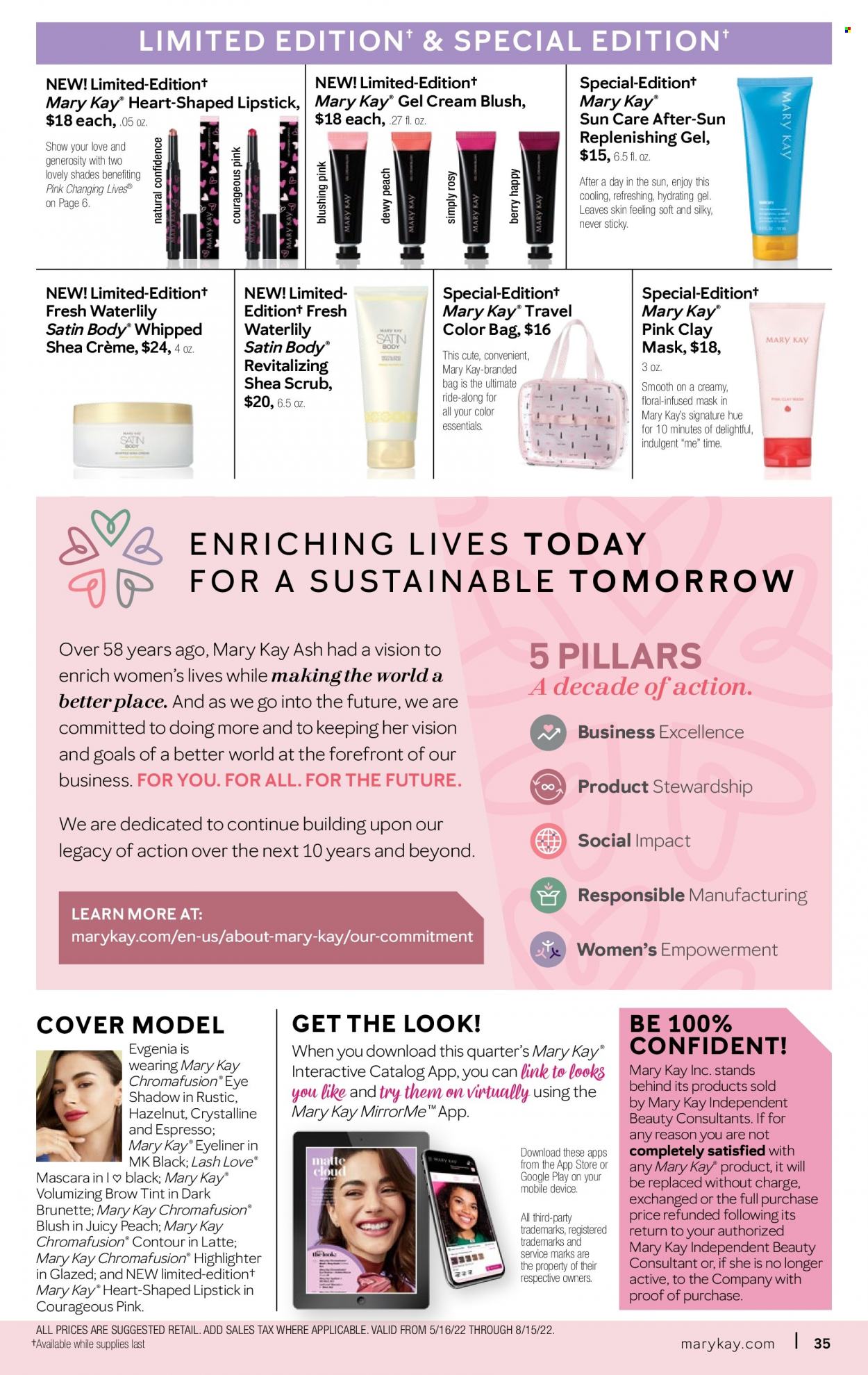 Mary Kay flyer  - 05.16.2022 - 08.15.2022. Page 35.