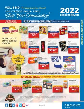 Commissary Flyer - 05/23/2022 - 06/05/2022.