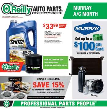 O'Reilly Auto Parts Schaumburg weekly ads