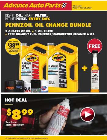 Advance Auto Parts Chicago weekly ads