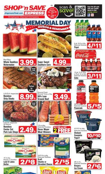 Shop ‘n Save Express Ad - Weekly Specials
