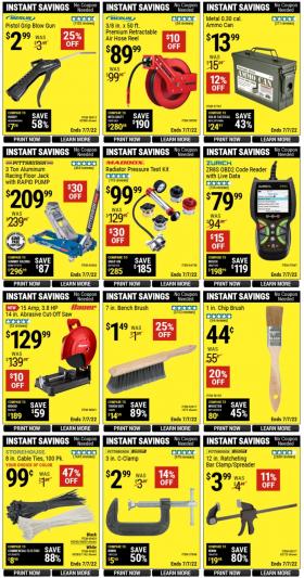 Harbor Freight - Instant Savings