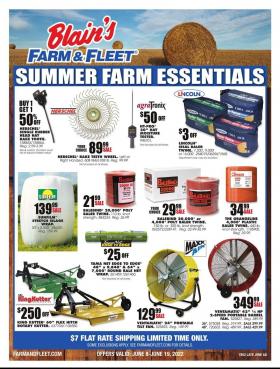 Blain's Farm & Fleet - Summer Farm Essentials