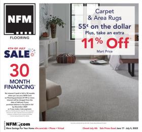 Nebraska Furniture Mart - Flooring 4th Of July Sale