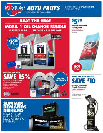 Carquest Memphis weekly ads