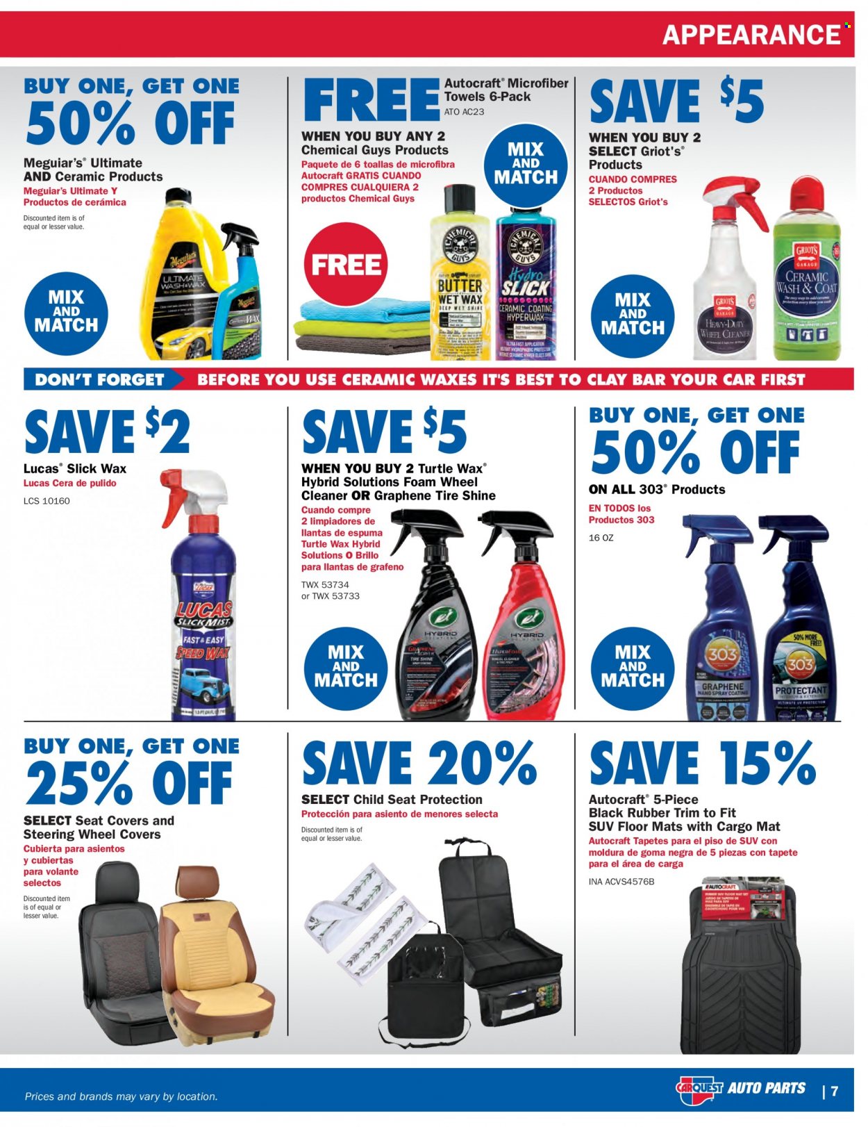 Carquest flyer  - 06.23.2022 - 08.24.2022. Page 7.