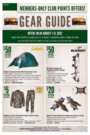 Bass Pro Shops Ad - August Gear Guide!