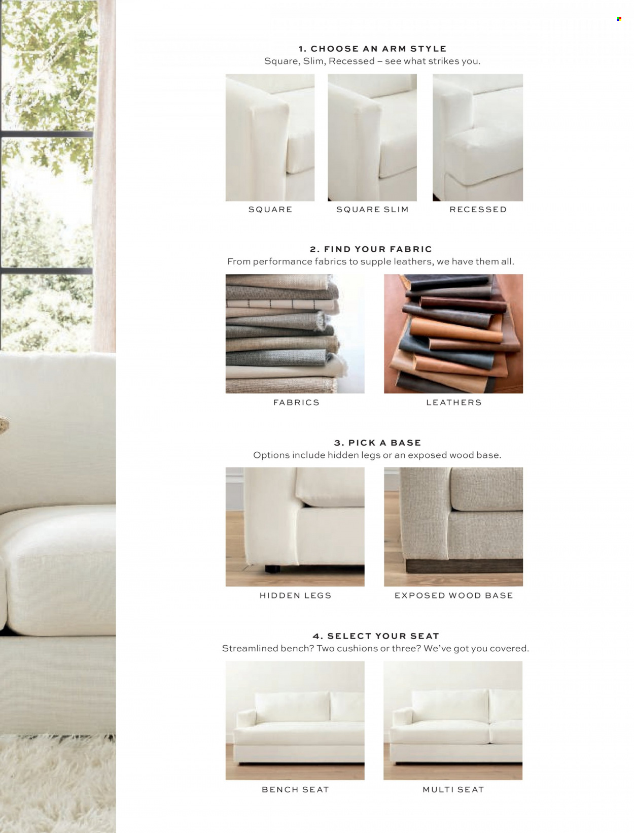 Pottery Barn flyer . Page 35.
