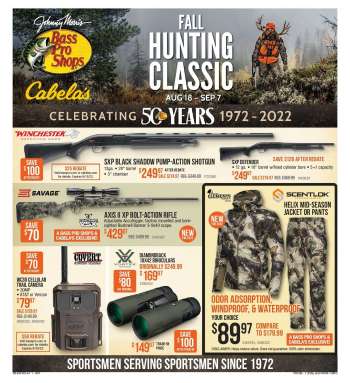 Bass Pro Shops Ad - Fall Hunting Classic!