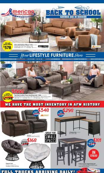American Furniture Warehouse Ad - Weekly Ad