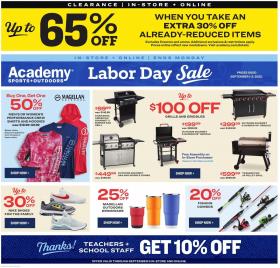 Academy Sports + Outdoors - Labor Day Ad