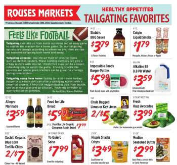 Rouses Markets Flyer - 09/01/2022 - 09/30/2022.