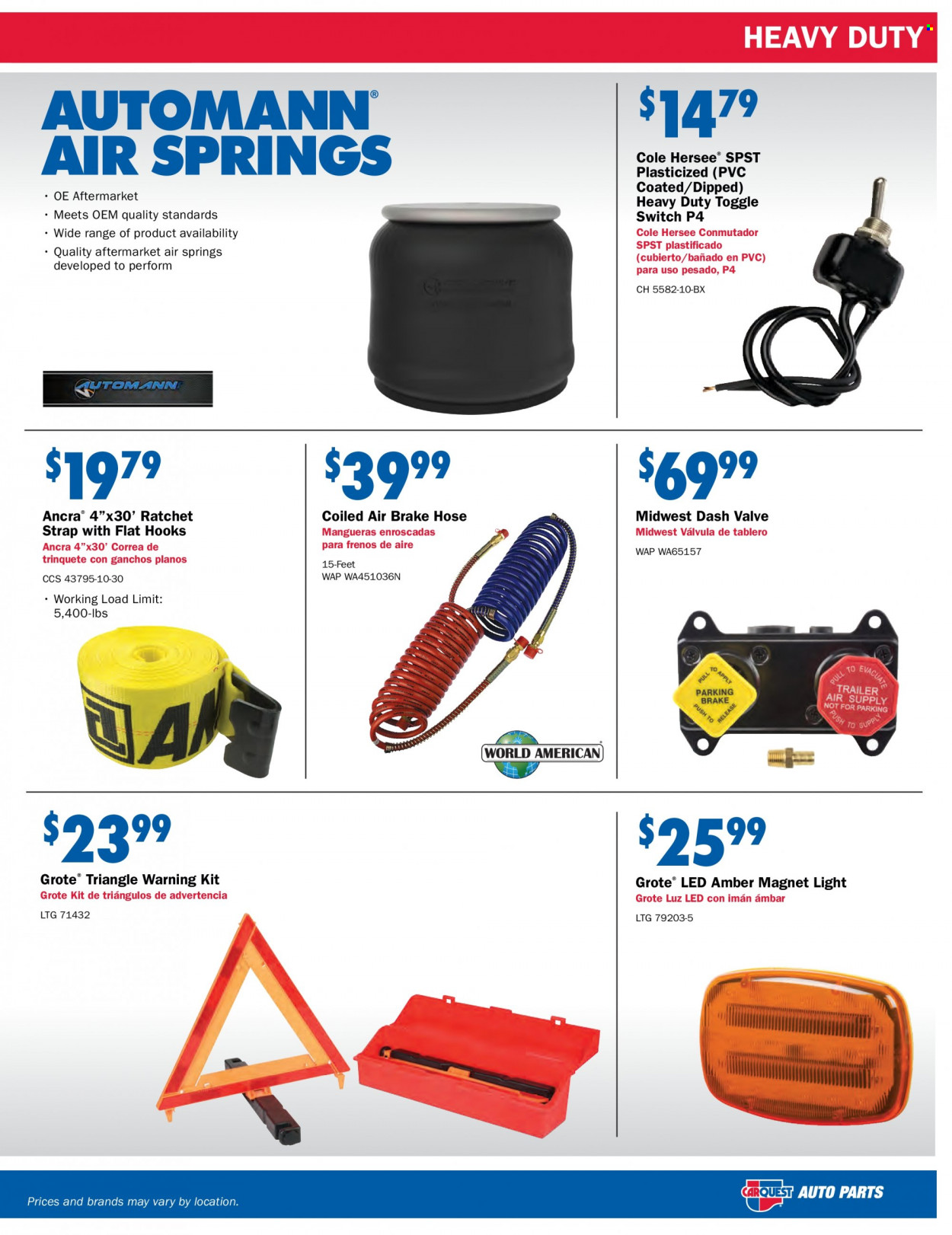 Carquest flyer  - 08.25.2022 - 10.05.2022. Page 5.