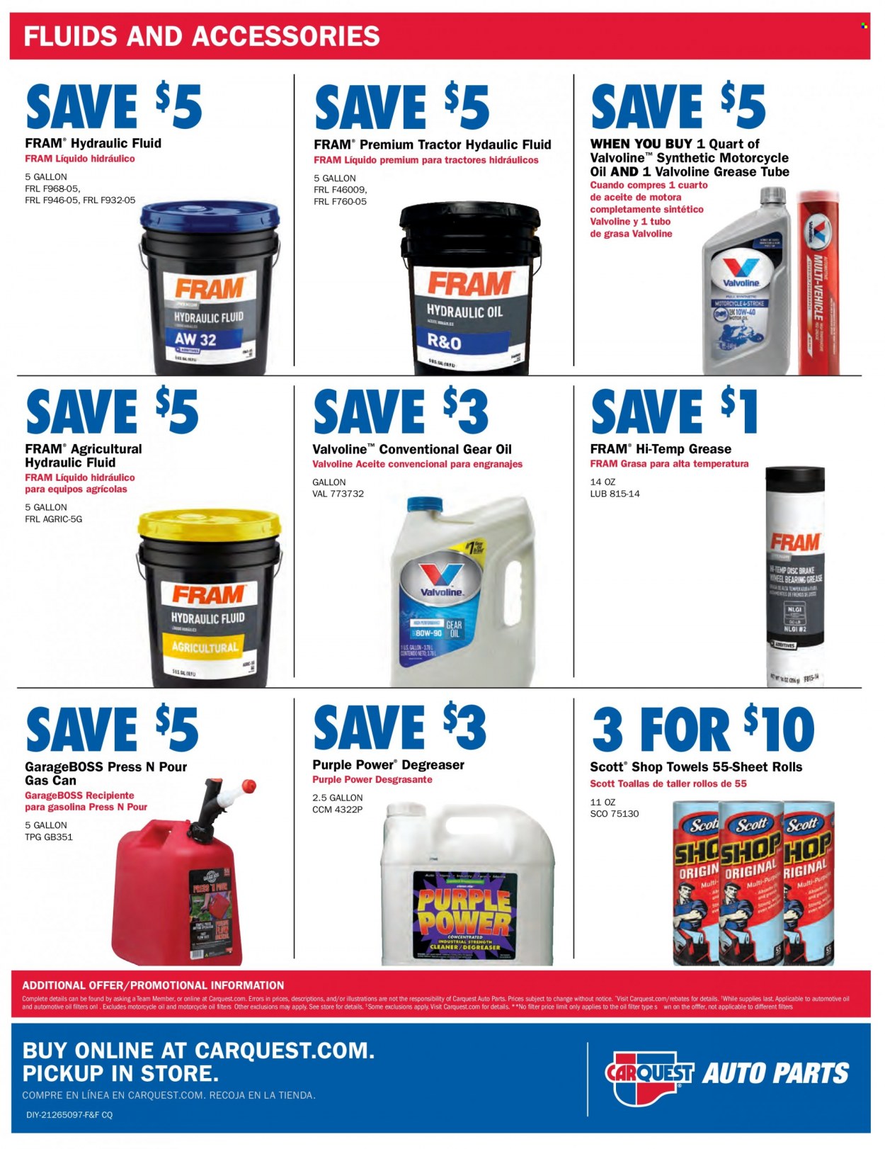 Carquest flyer  - 08.25.2022 - 10.05.2022. Page 8.