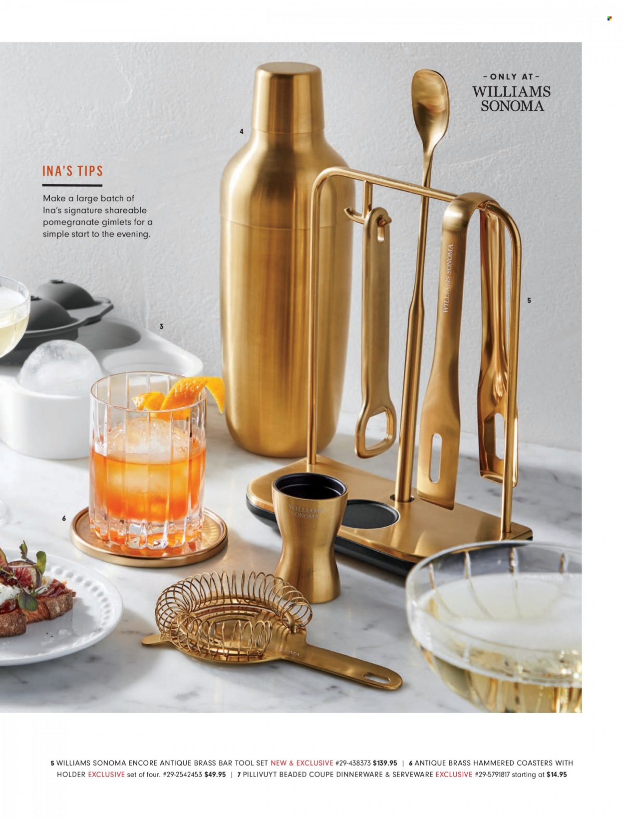 Williams-Sonoma flyer . Page 11.