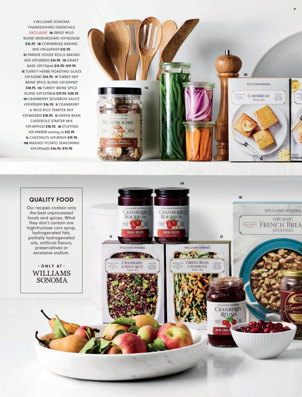 Williams-Sonoma flyer . Page 12.